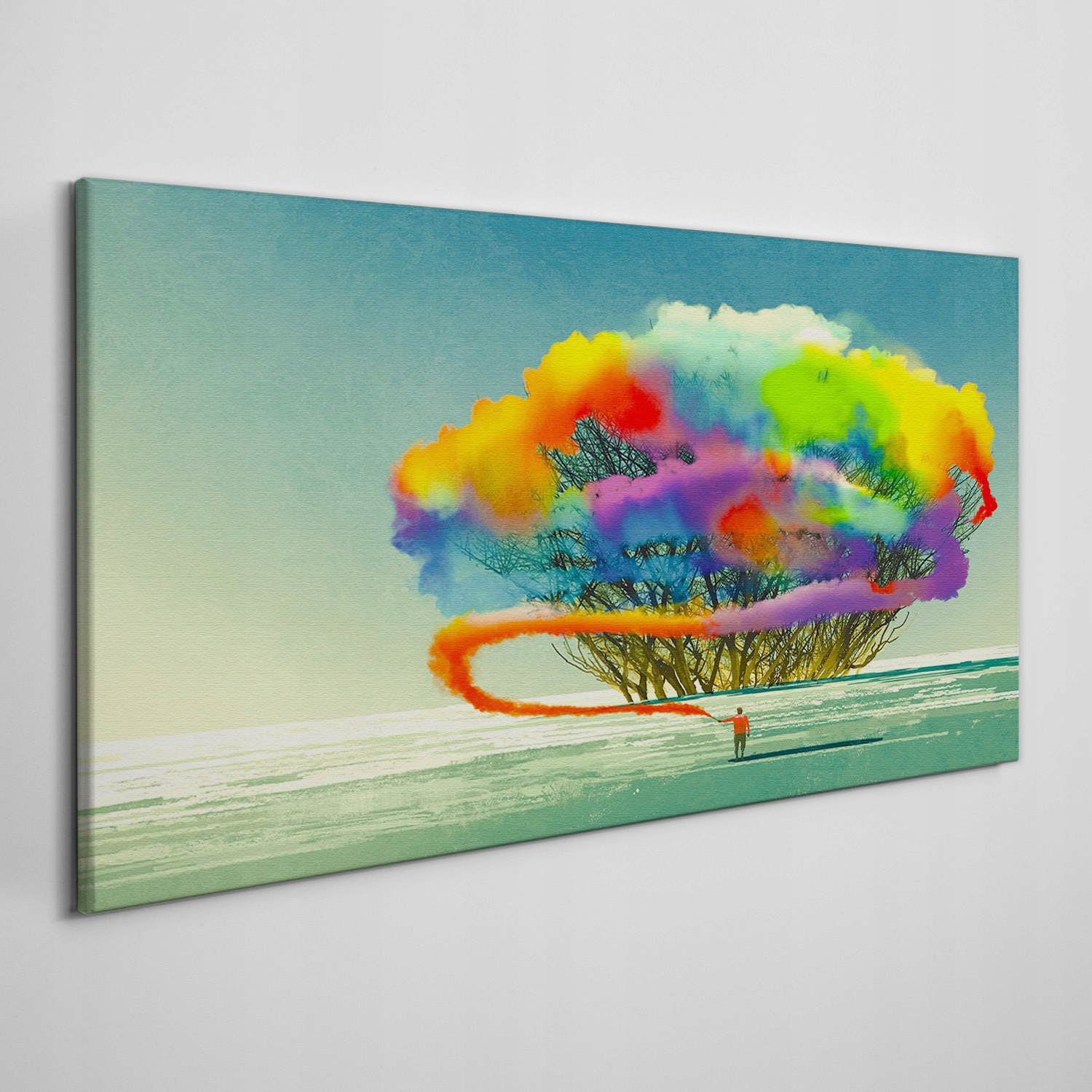 

Nowoczesny foto-obraz na płótnie Drzewo 100x50 cm