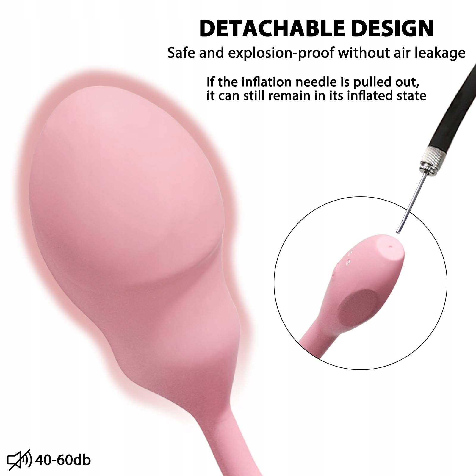 MINI VIBRATOR Ei Analplug Dla Kobiet Z Pompką 10 Trybów Wibracji Cichy — miniatura 7