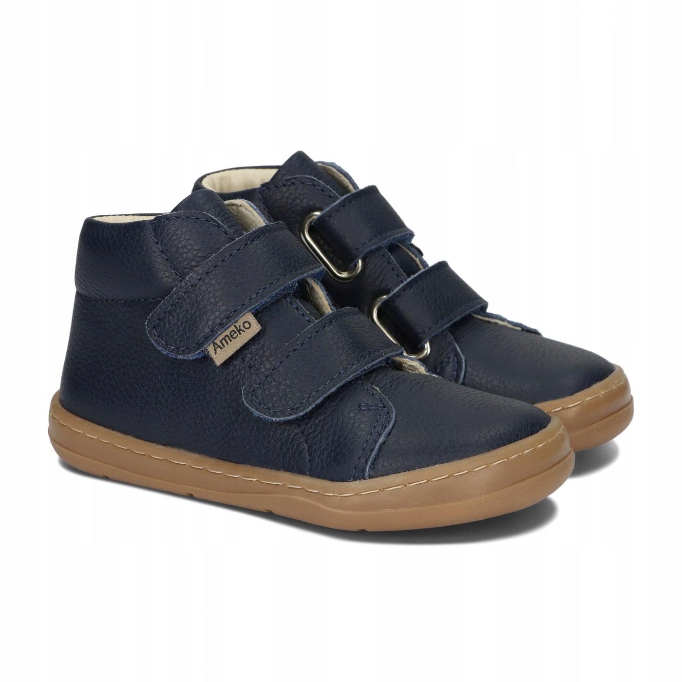 Buty skórzane Ameko Barefoot Dakota Royal 25