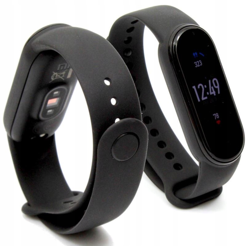 

Opaska zamienna do Xiaomi Mi Band 4 czarna folia