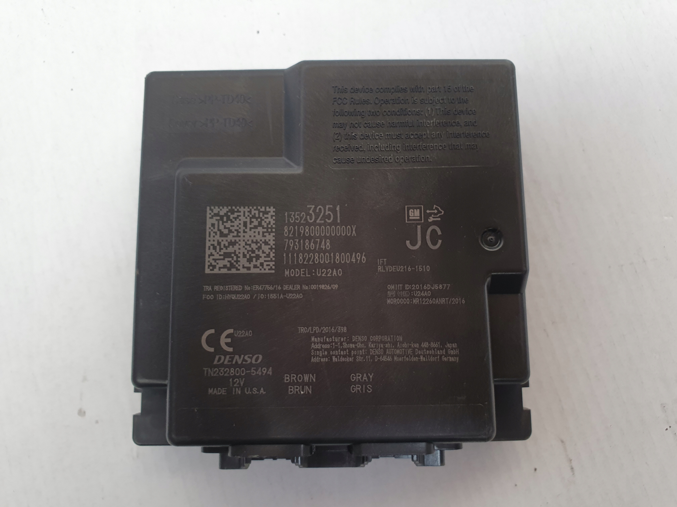 OPEL INSIGNIA B Module KAYLESS 13523251