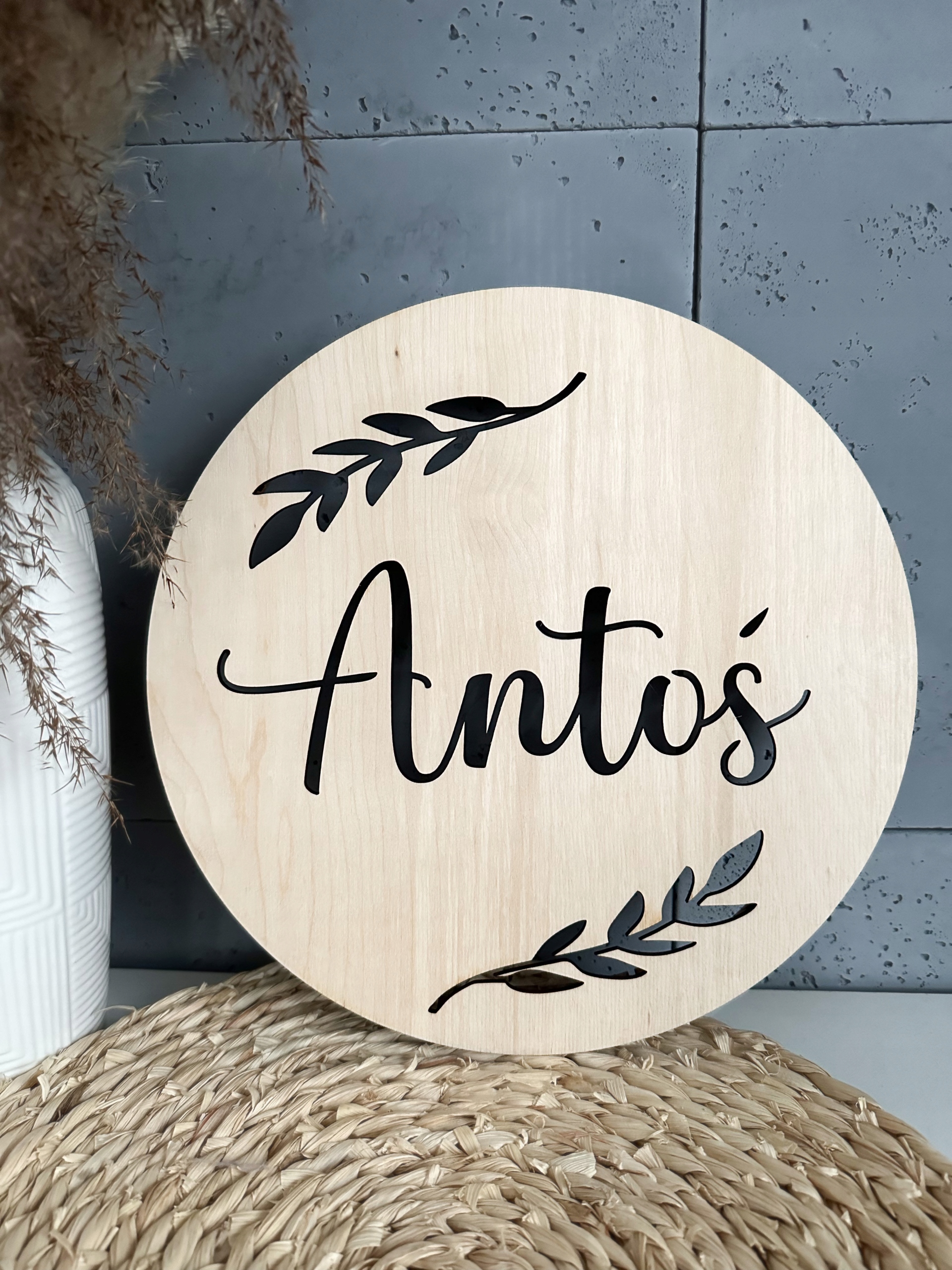 LAMPKA nocna LED Z IMIENIEM NA BATERIE 30cm Marka inna marka