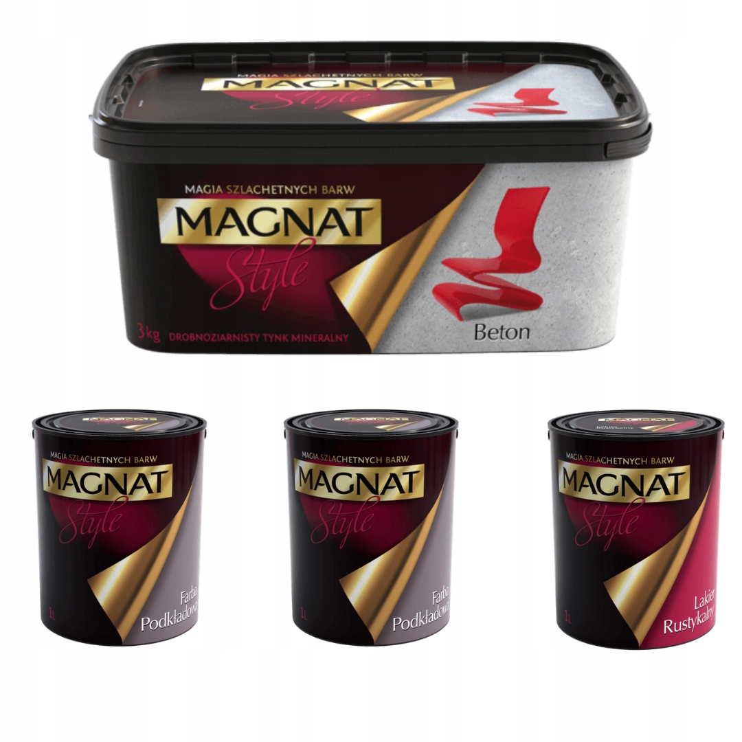 

Magnat Style Beton 10kg Pełny Zestaw Na 10M2