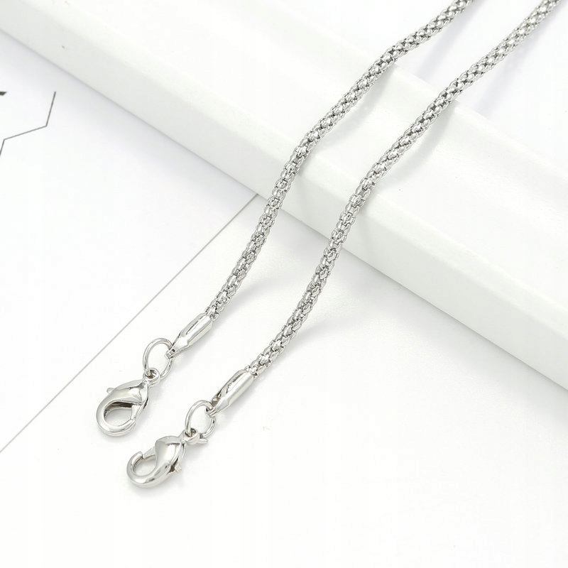 

Eksluzywny Srebrny Łańcuszek Do Okularów Maseczki