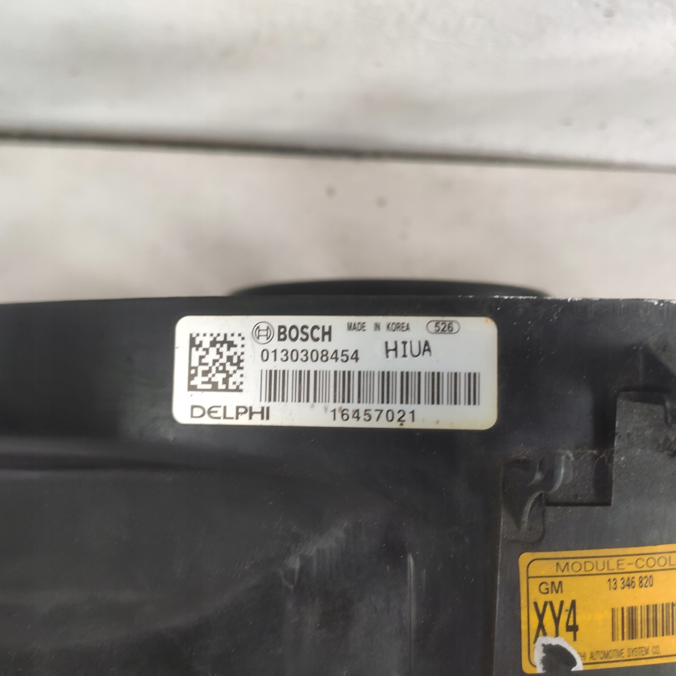CHEVROLET CRUZE 2012 1.8B ventilátor chladiče