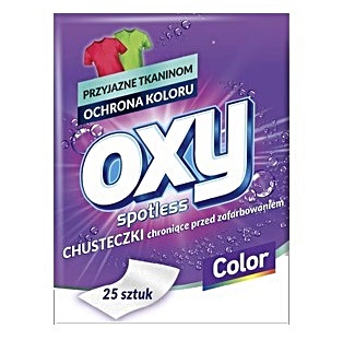 

Chusteczki Oxy Spotless 25szt Przeciw Farbowaniu