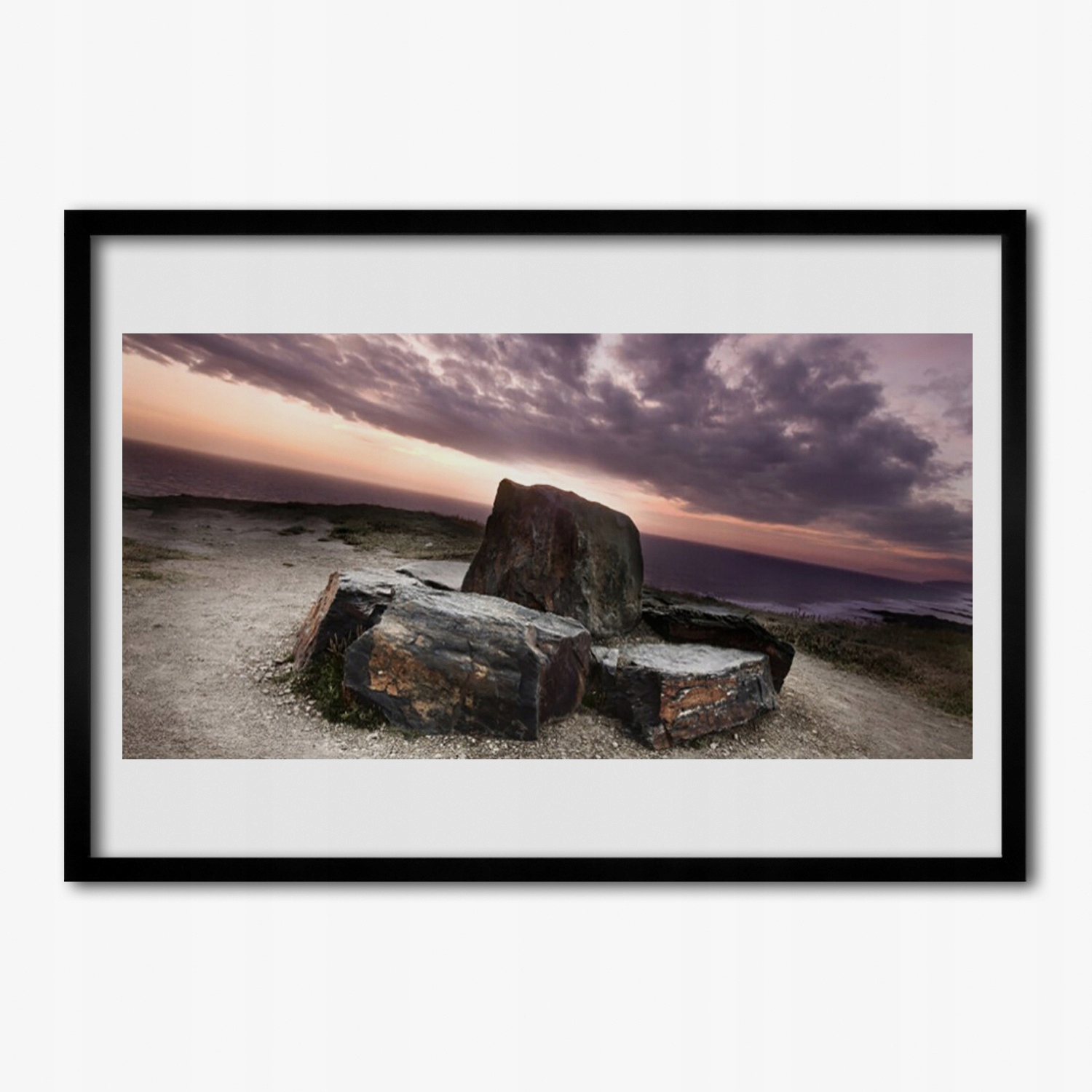 Moderní nástěnný obraz do obývacího pokoje Skála 100x70 cm