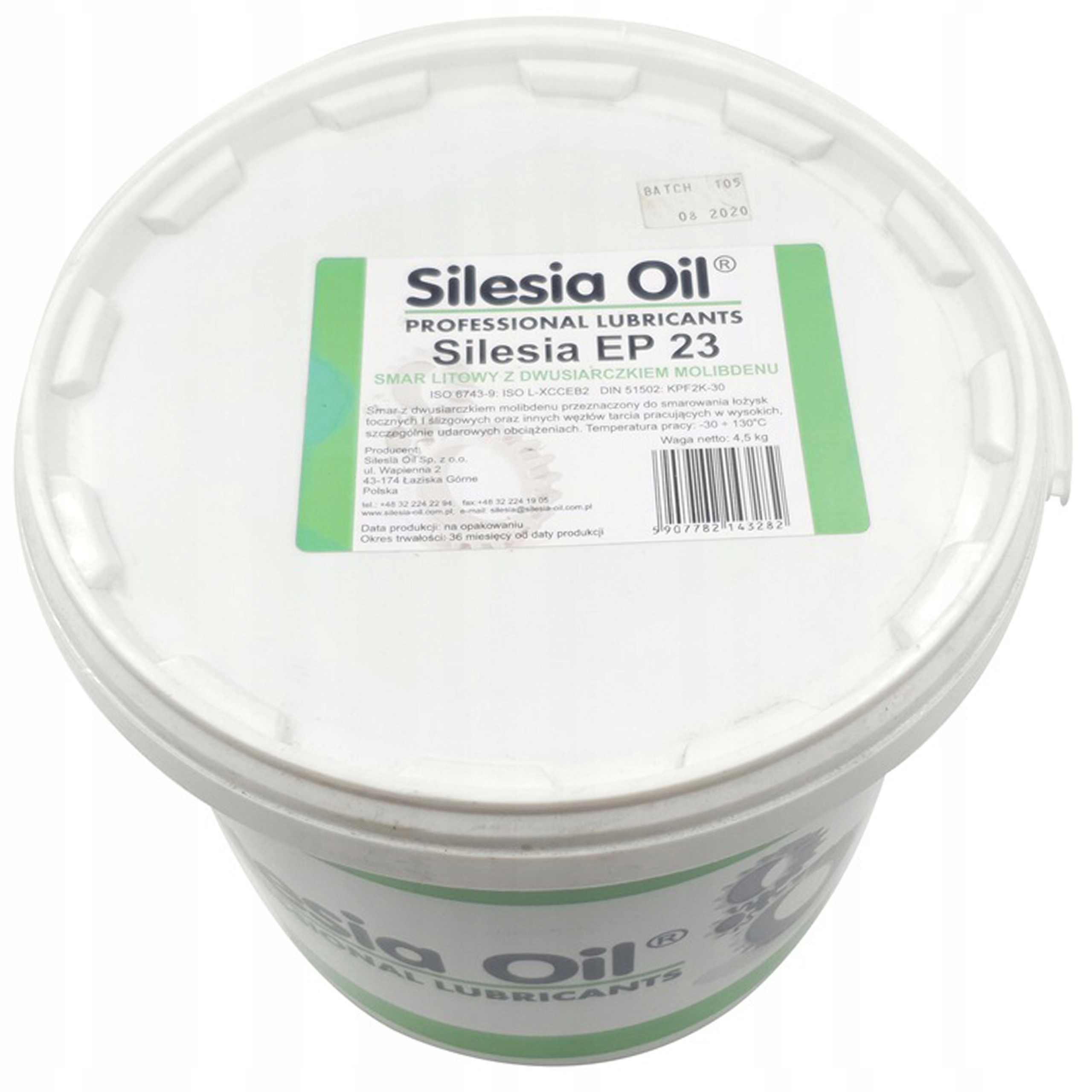 SMAR EP 23 Z MOLIBDENEM MOS2 4,5kg SILESIA