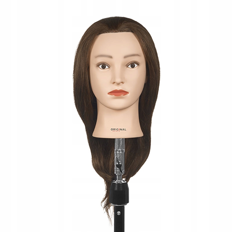 Główka fryzjerska damska Sibel ludzkie 60 cm Elena