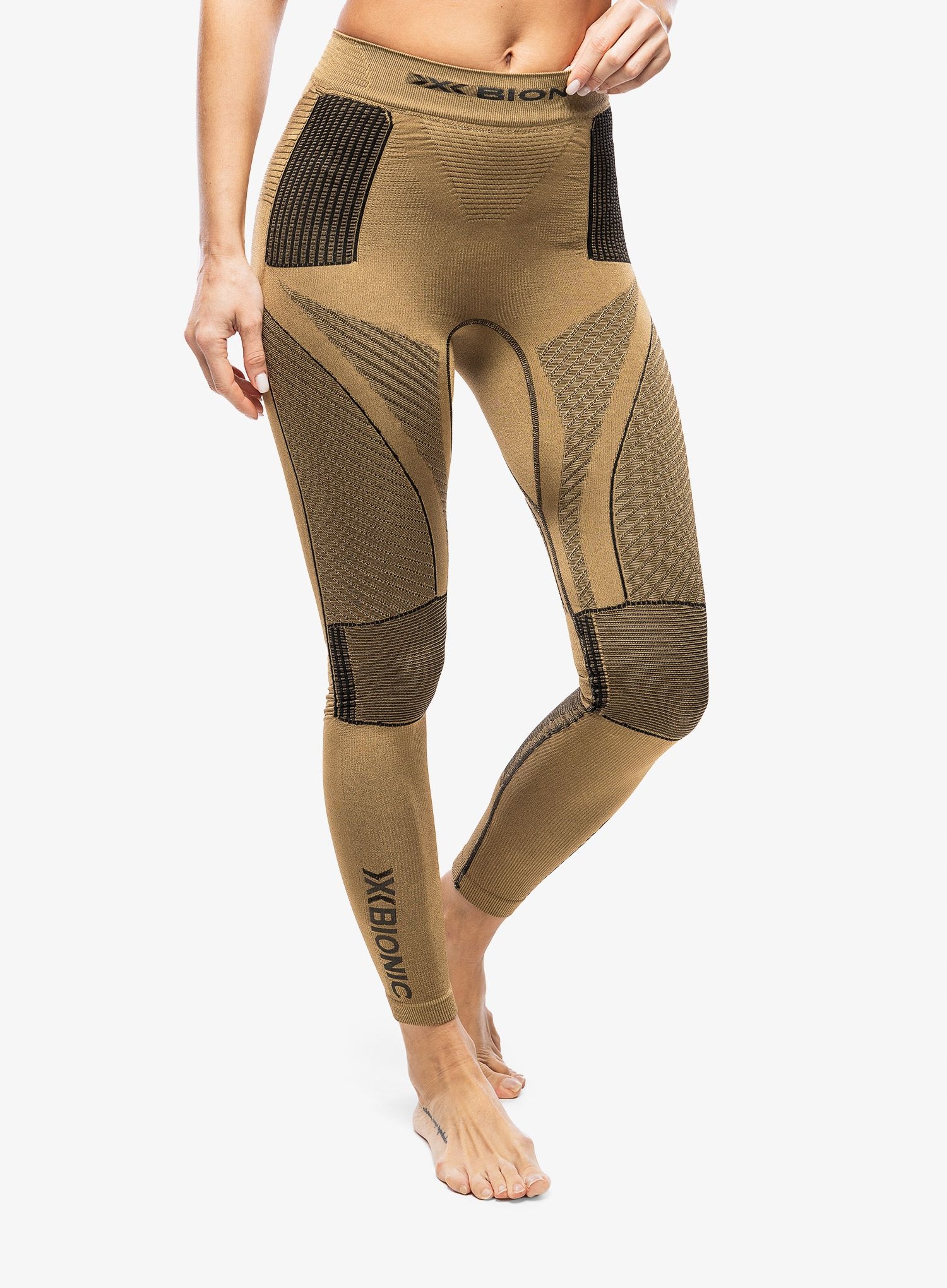 Dámské termoaktivní legíny X-Bionic Radiactor 4.0 Pants gold/black Xs