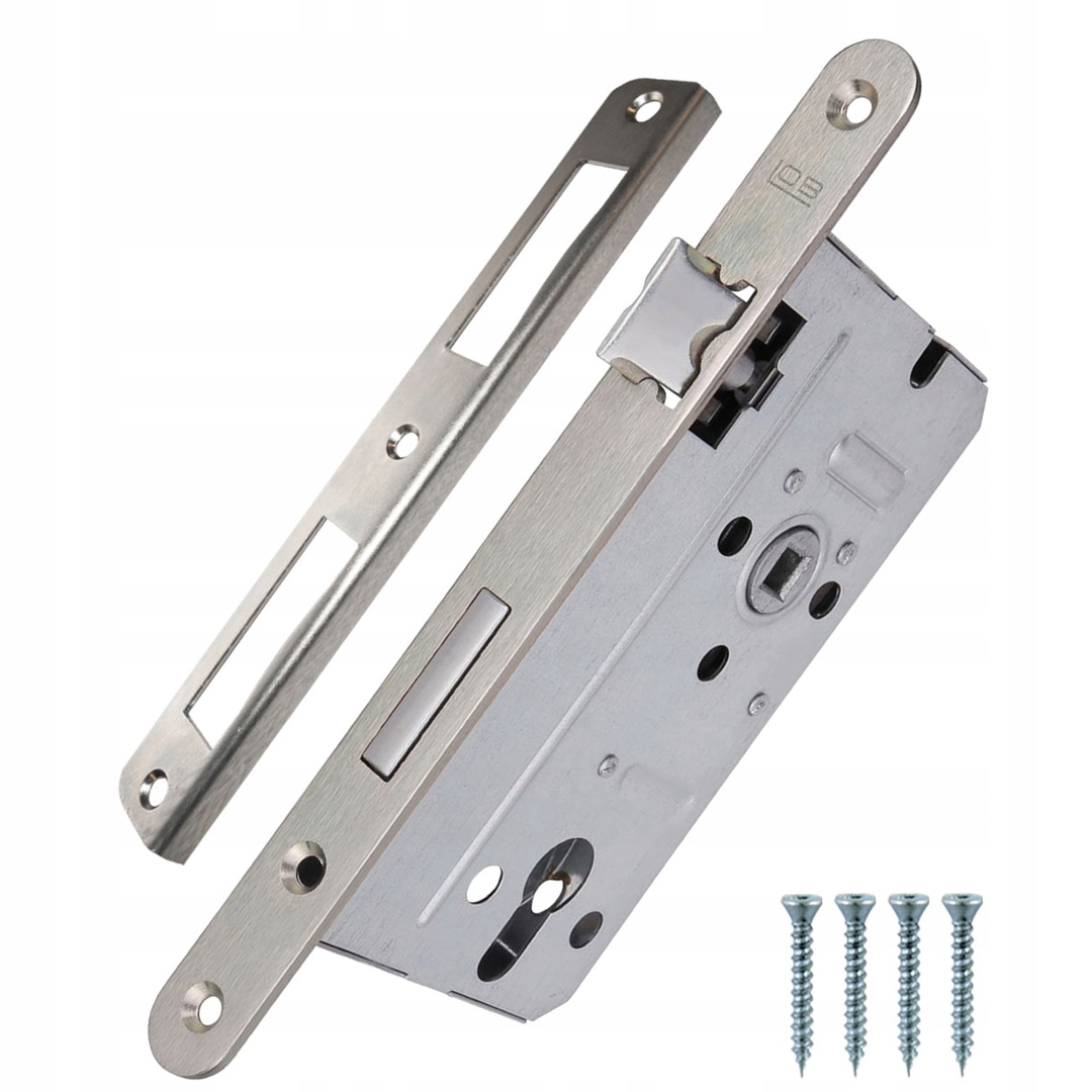 

Zamek wpuszczany 72/60 Wb na wkładkę do drzwi Lob