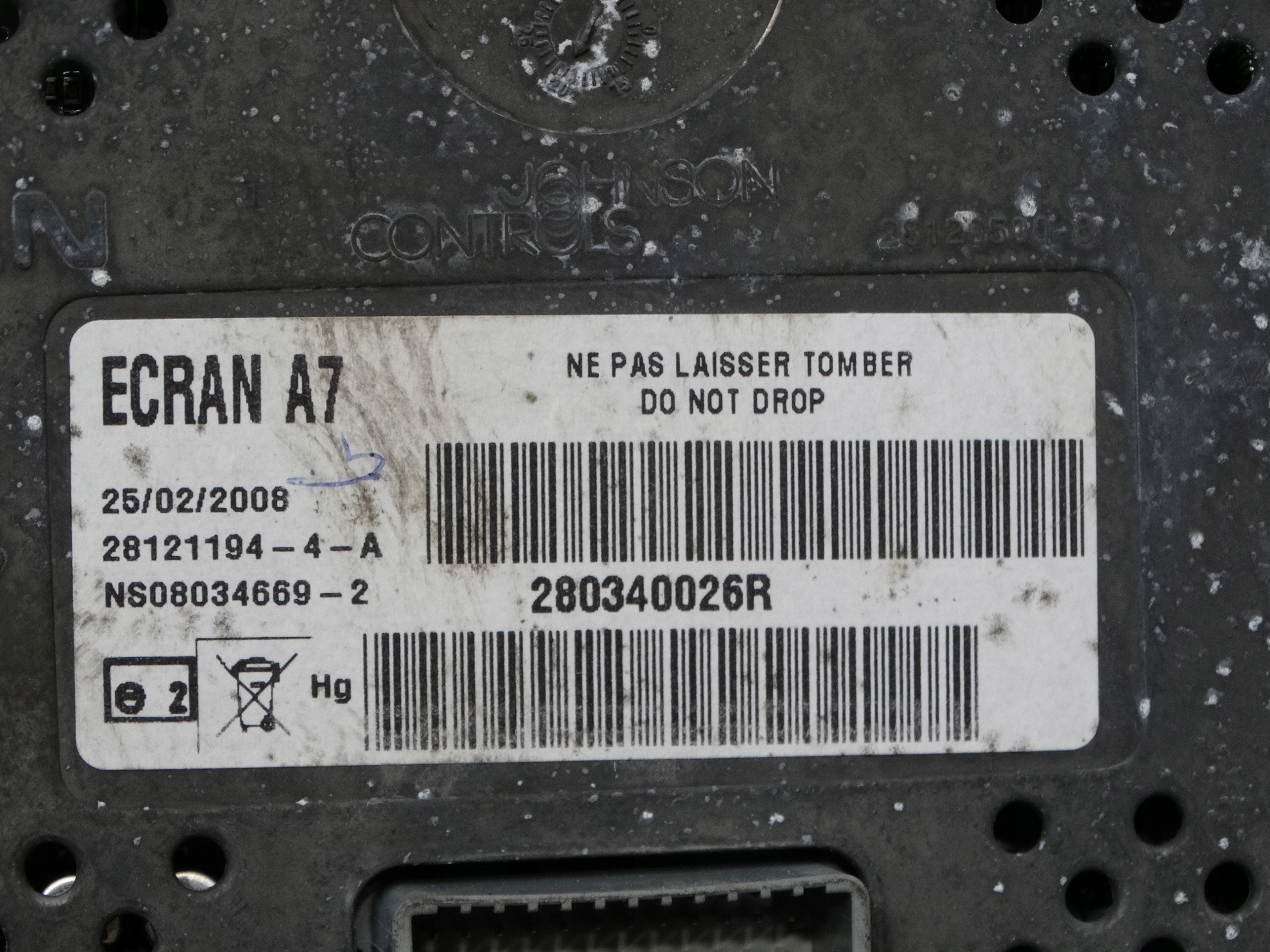 display NAWIG. RENAULT LAGUNA III 280340026R