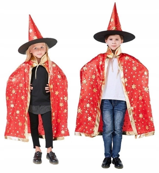 

Strój Przebranie Halloween Czarownica Czarodziej
