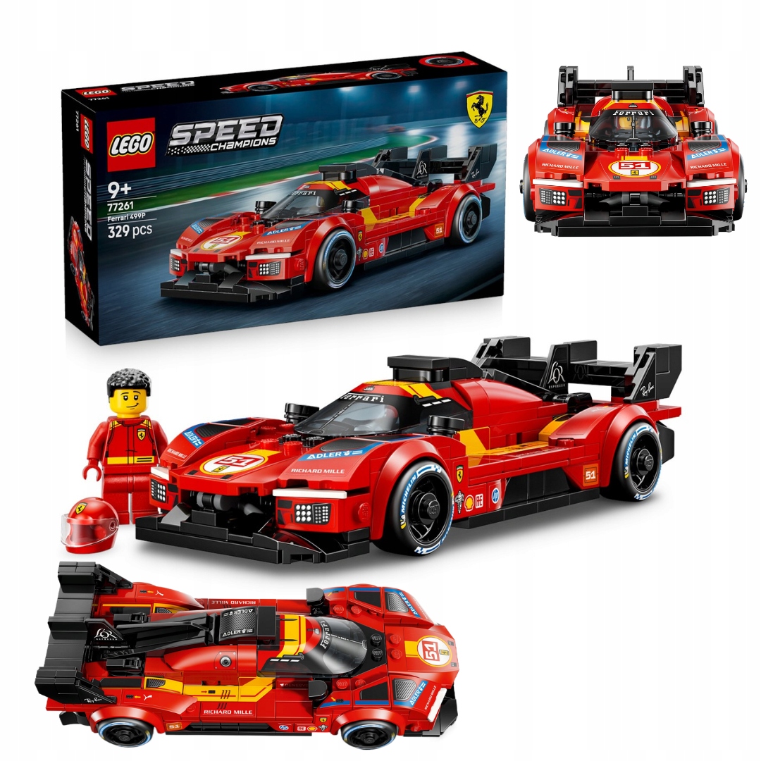 Lego Speed Champions 77261 Ferrari 499P Závodní auto 329 ks