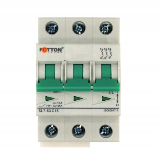 Pojistka Fotton SL7 3P 16A 800V DC