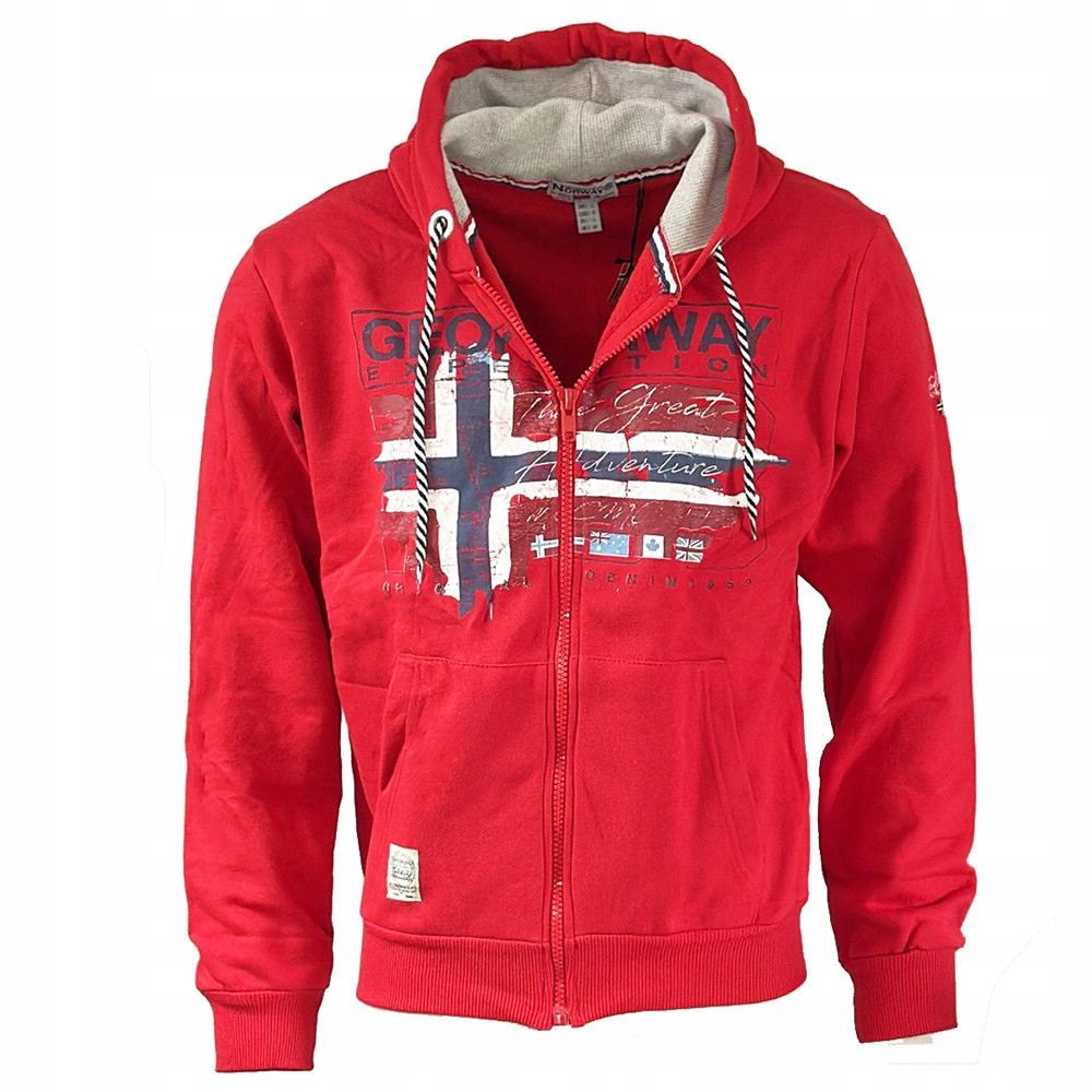 Geographical Norway mikina pánská Grusty Men L červená