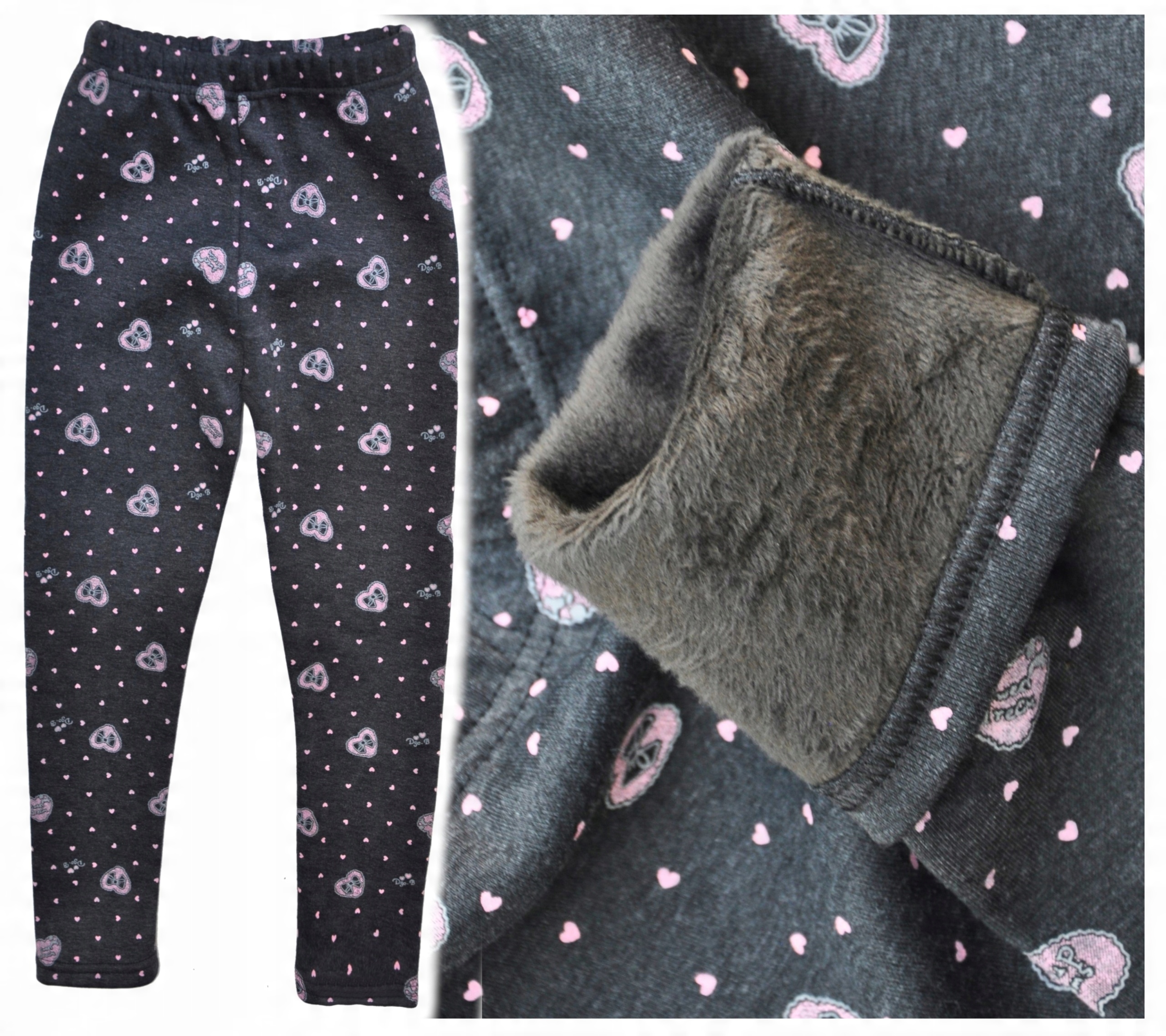 

Dgo legginsy ocieplane misiem (122-164) 134/140
