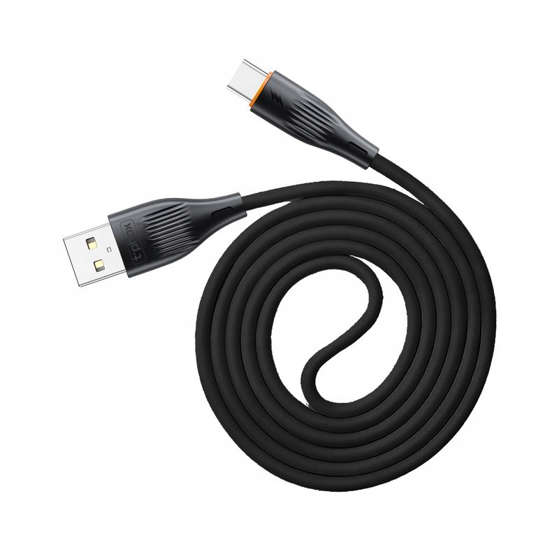 Kabel T-phox X-lite Type-c Black 1M 3A