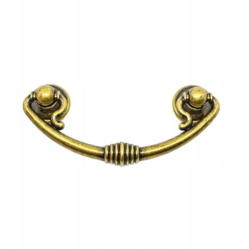 

Uchwyt kołatka do mebli złoty mat 64mm włoski