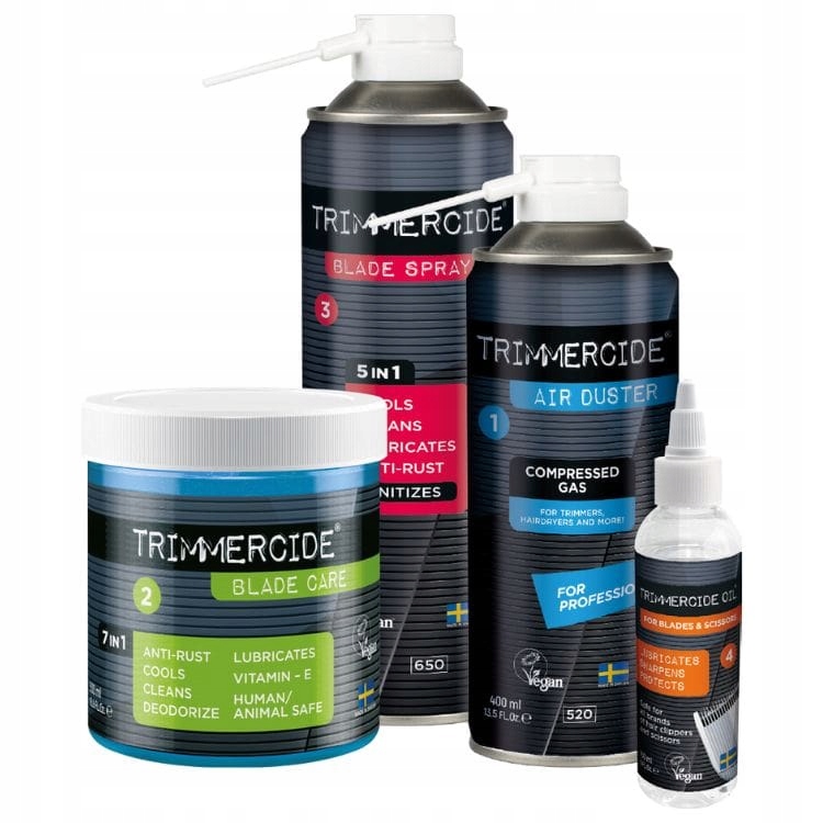 Trimmercide Start Set Na Čištění Péče O Strojky 4 Ks