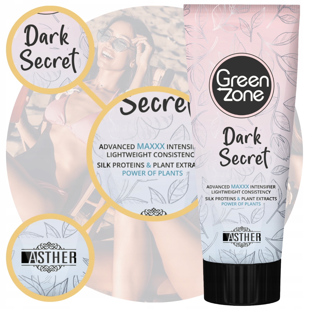 Krem do opalania Asther Green zone Dark Secret 200ml Marka Asther