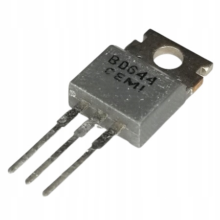 Tranzystor BD644 darlington Pnp, -45V, -8A, TO220, Cemi