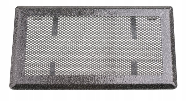 KRATKA WENTYLACYJNA KOMINOWA 16x45 METAL SREBRNA
