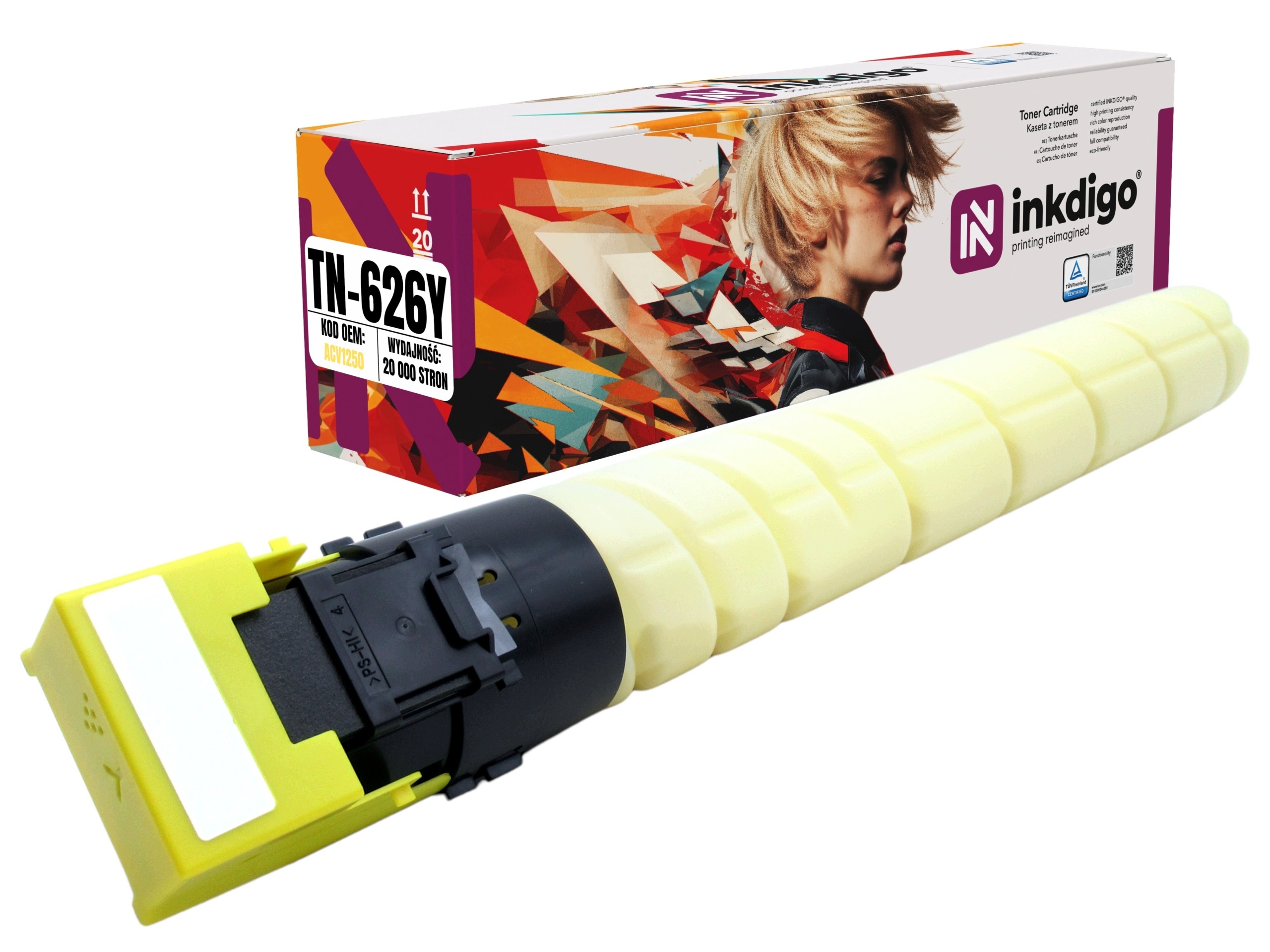 Toner TN626Y pro Konica Minolta Bizhub C450i C451i C550i C551i C650i C651i