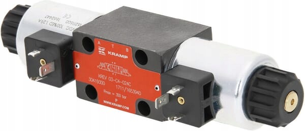 Elektroventil Cetop 03 NG6 4/3 C4 24V 350 bar Kramp KREV03C4024C