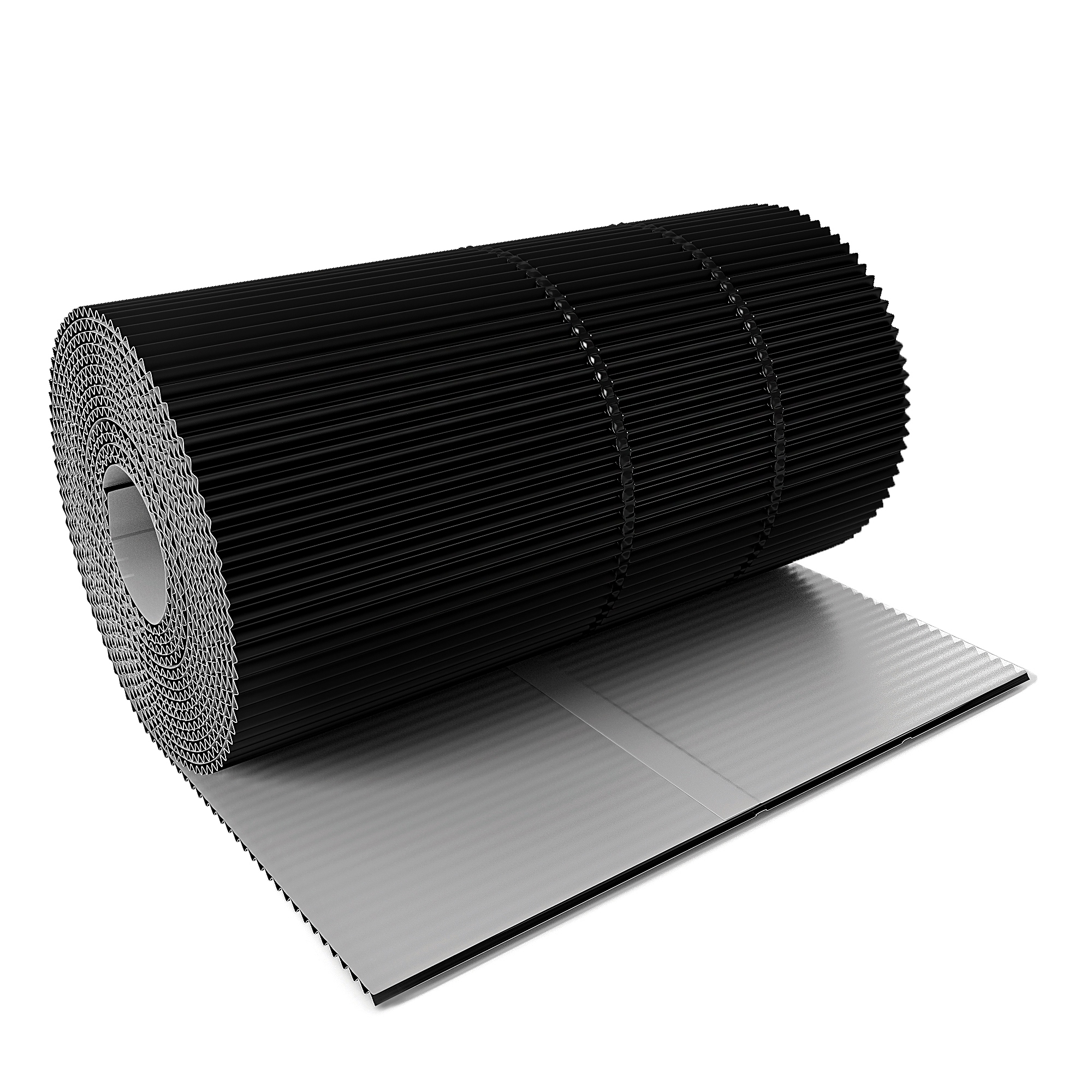 Corotop Taśma Kominowa Plisowana Czarna 300 mm