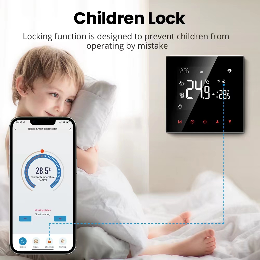 Regulator temperatury EnergoDom Tuya WiFi Marka EnergoDom