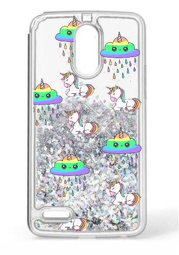 

etui płynny brokat chmurka do Lg K10 2018