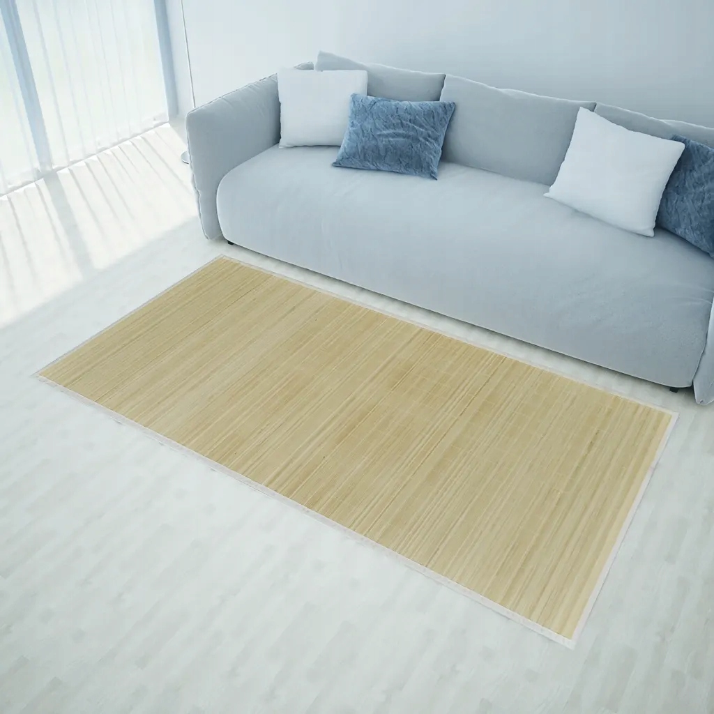 Koberec bambus 160 x 230 cm přírodní