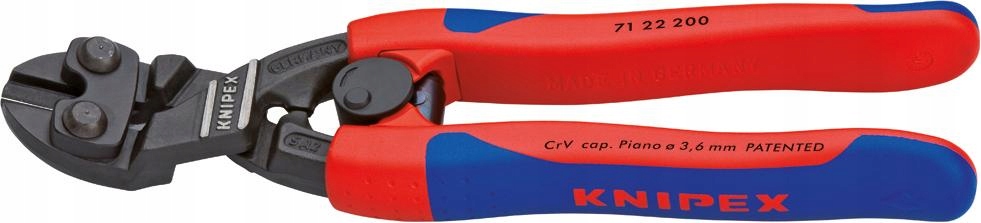Kloubové štípací kleště CoBolt na čepy drátu 200 mm 71 22 200 Knipex