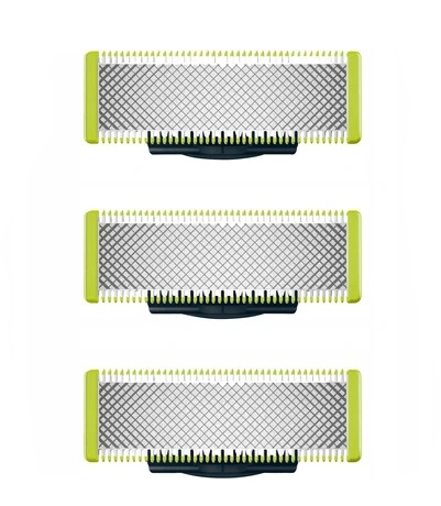3 x сильні гострі змінні наконечники PHILIPS Oneblade код виробника леза сильні для бороди бритви
