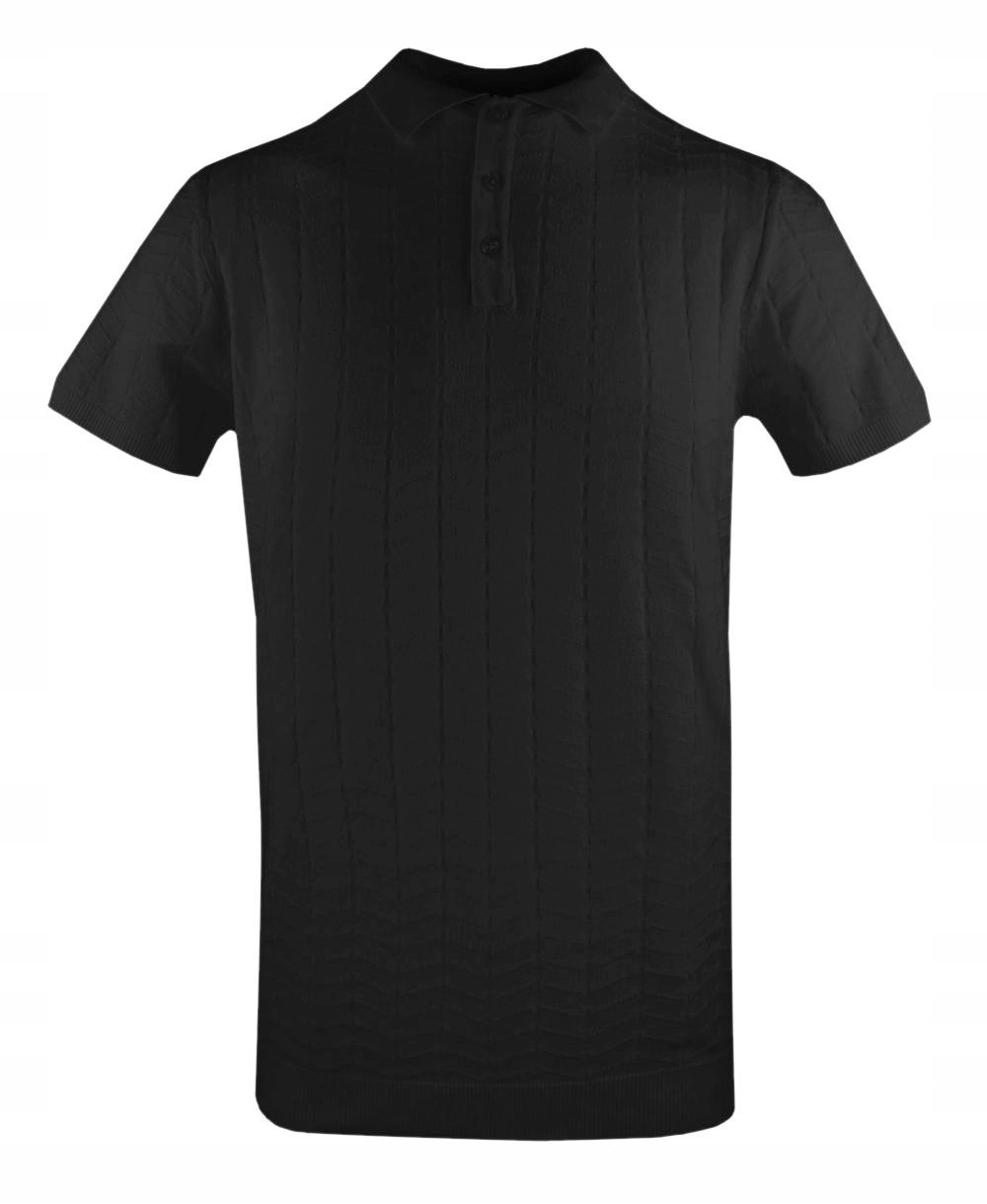 Pletená Tričko s límcem (Polo) Brave Soul černá S