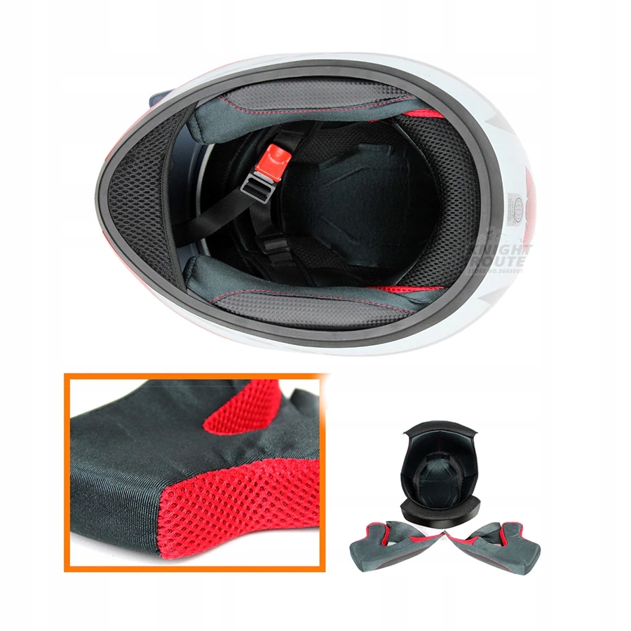 KASK MOTOCYKLOWY KOBIECY USZY Z SZYBKĄ ROZ S Typ Integralne / Pełne