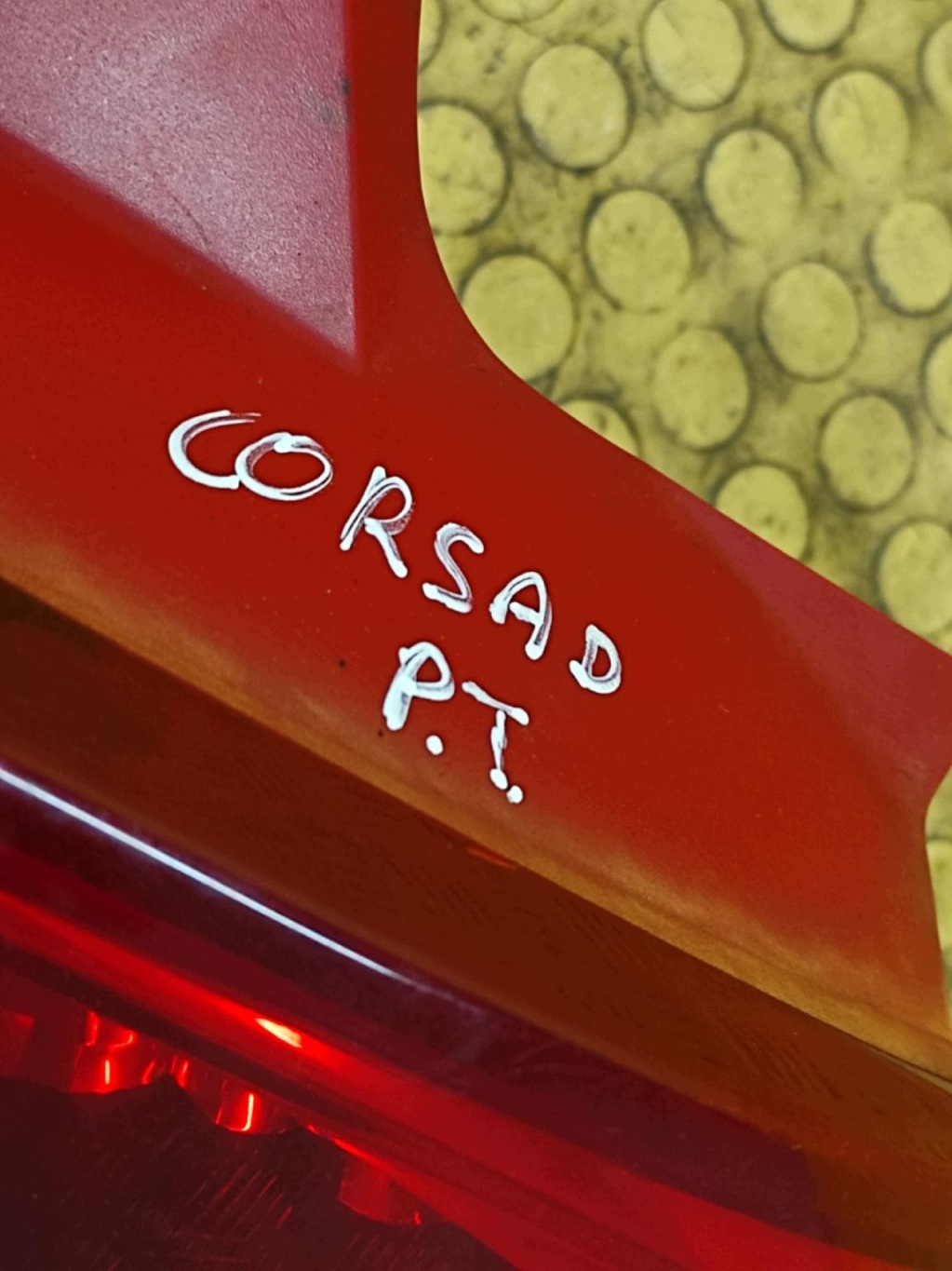 OPEL CORSA D light right rear part 13186351