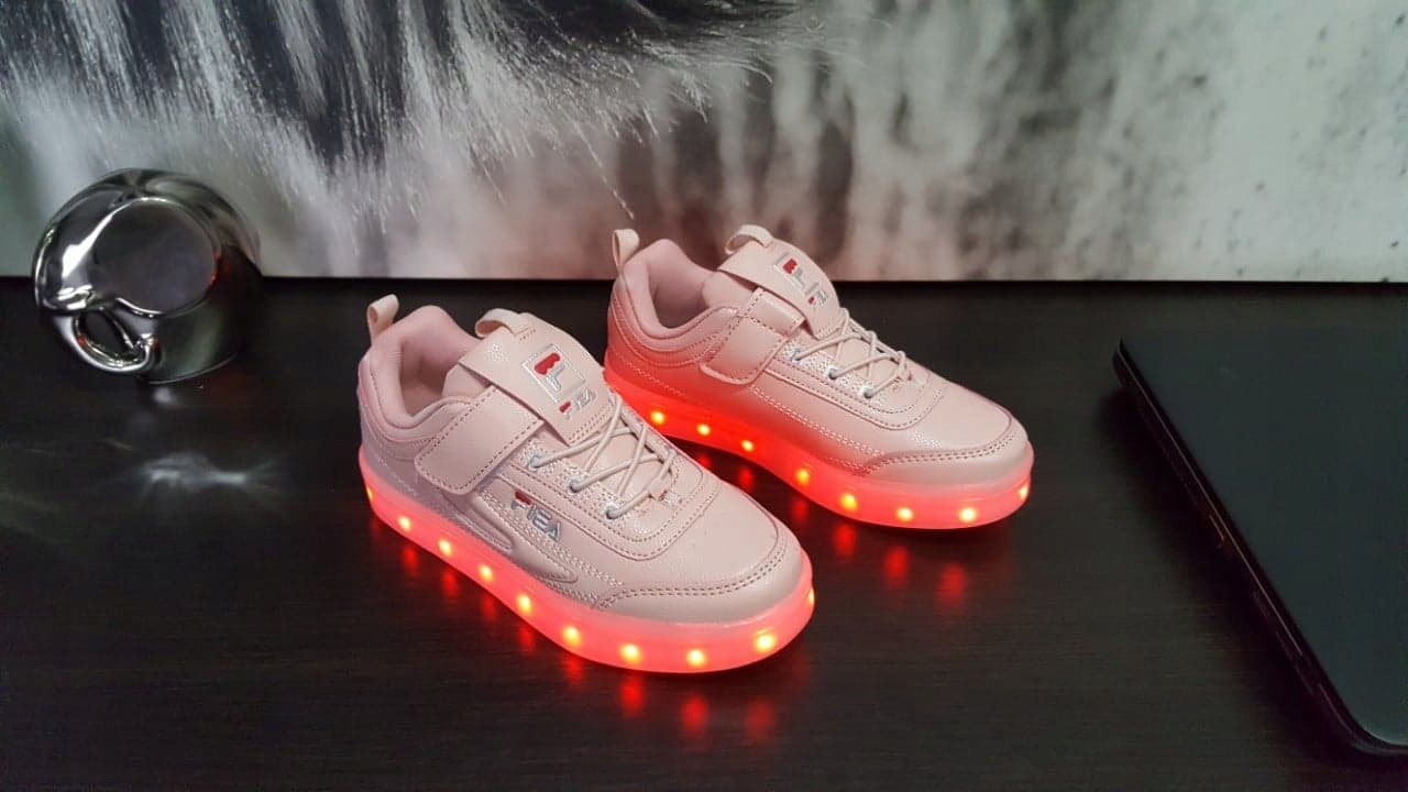 BUTY LED ŚWIECĄCE SHUFFLE DANCE HIT 2020 RÓŻ R26 Kolor wielokolorowy