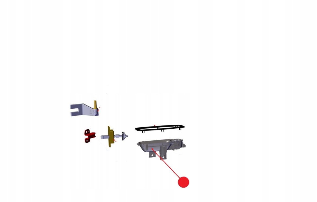 KLAMKA WEWNETRZNA AIXAM SENSATION CHROM