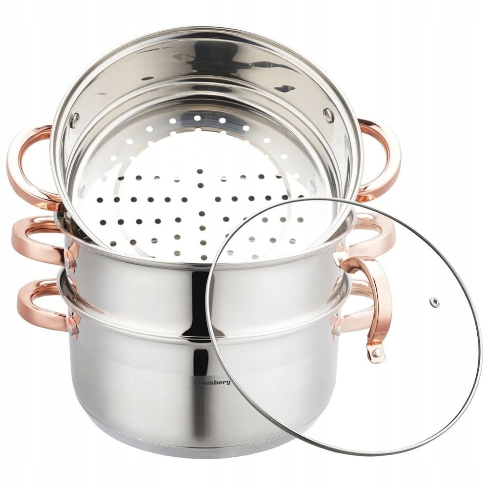 Parní Hrnec Hrnec Vaření V Páře 24CM 4 El. Klausberg KB-7735