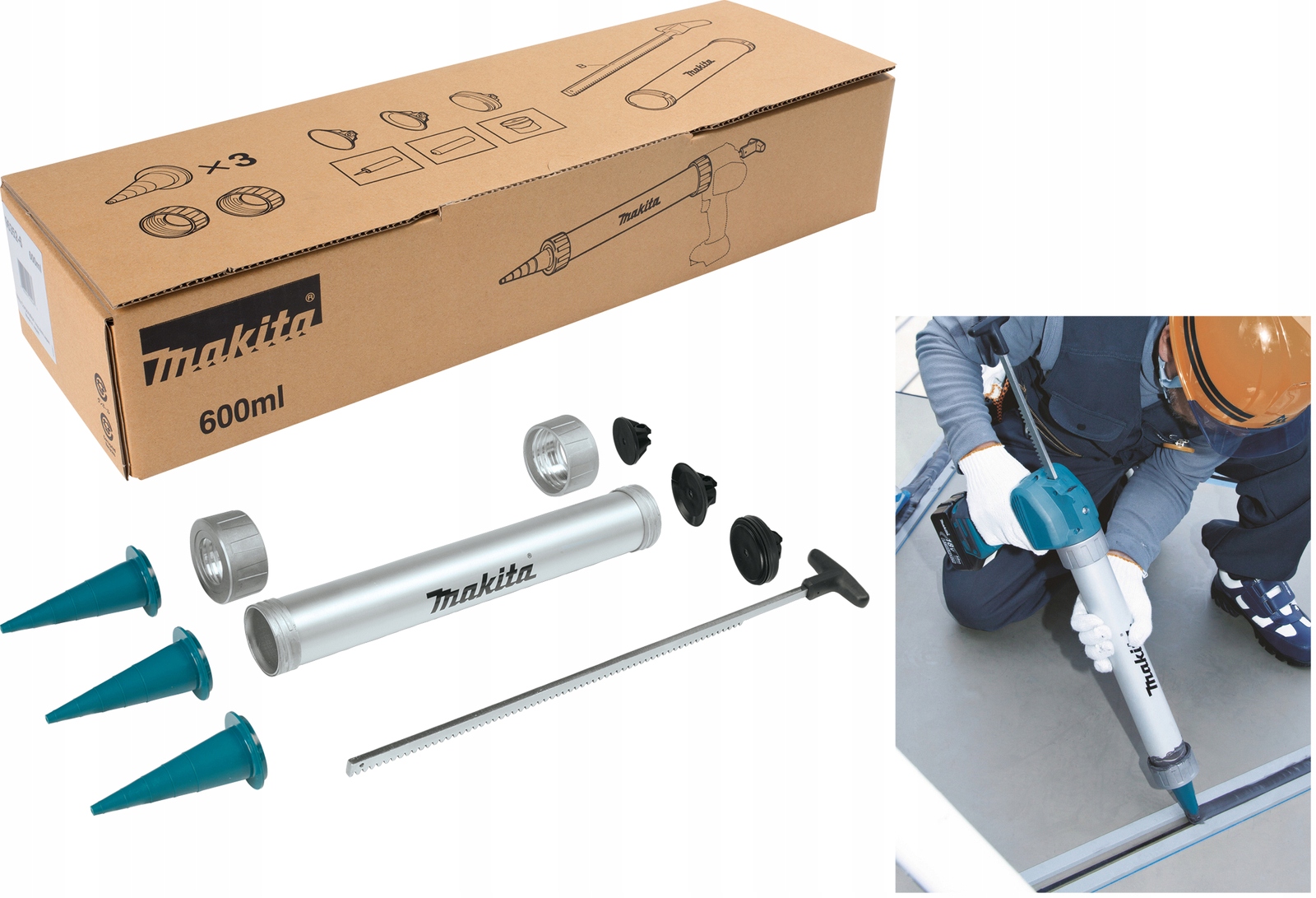 

Tuba Aluminiowa 600ml Makita 196352-6 do DCG180