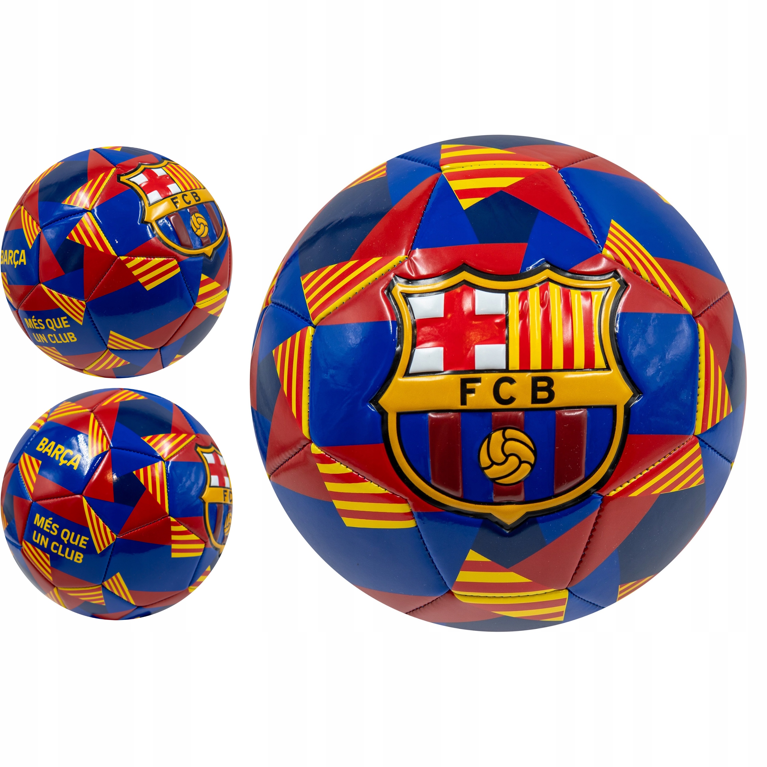 Treningowa Piłka Nożna Szyta Na Orlik Boisko Trawę Rozmiar 5 Fc Barcelona