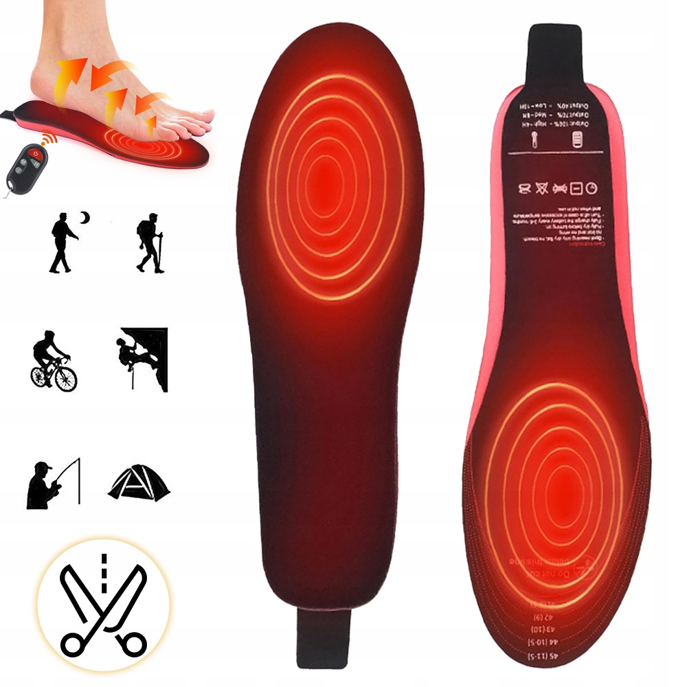 Vyhřívané Vložky Do Bot Vyhřívané Podrážky Usb Stříhané Vel Nabíjecí