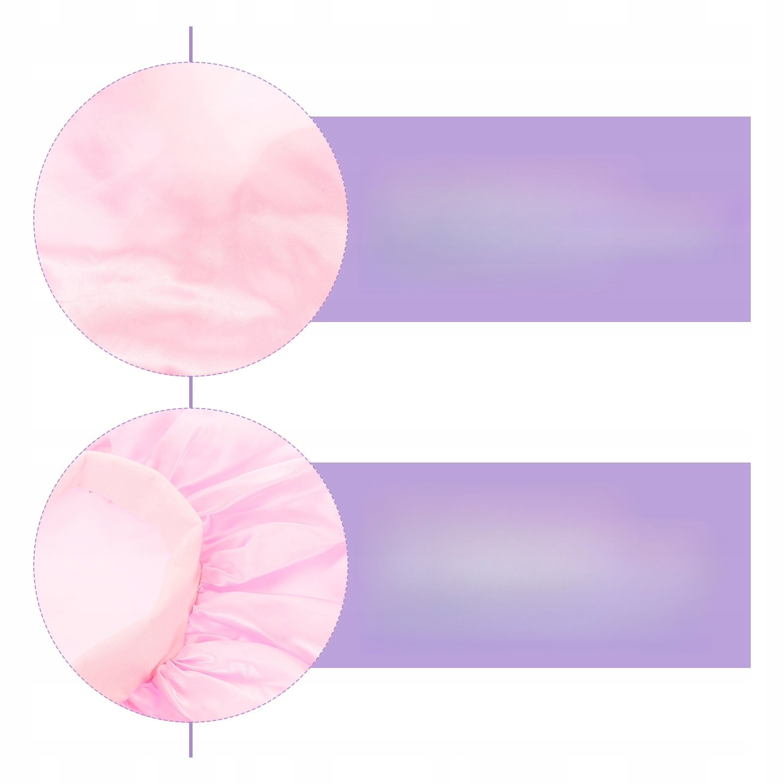 CZAPKI PRYSZNICOWE Z KOŁKĄ, CZAPKI DLA KOBIET Marka bez marki