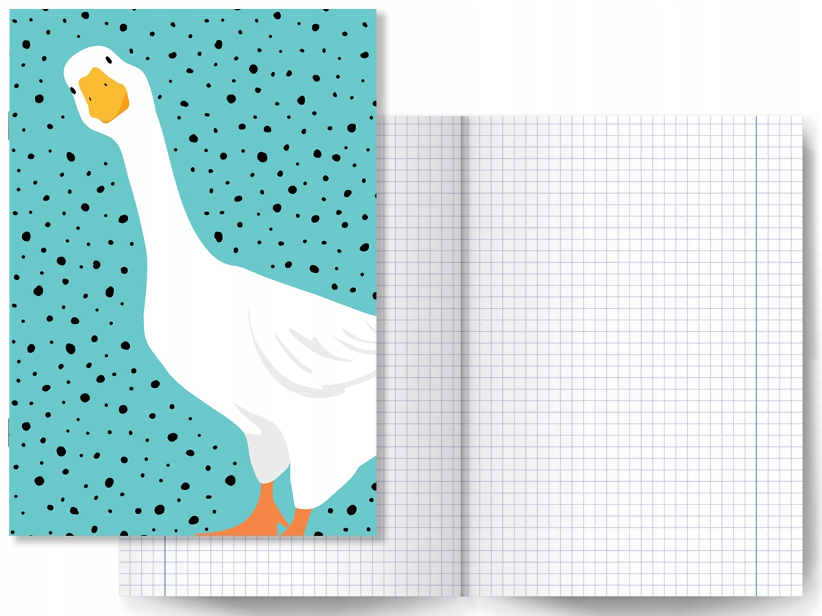 Zeszyt 60k Gęś Pipa Pluszak Maskotka HIT 5 sztuk Kod producenta X60P