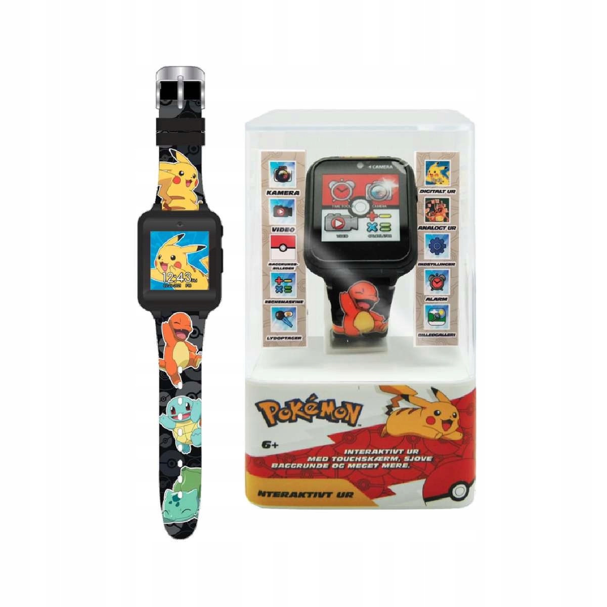 Zegarek smart watch Pokemon dotykowy interaktywny