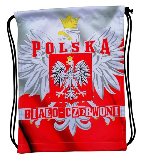

Plecak worek do szkoły na obuwie kibica Polska