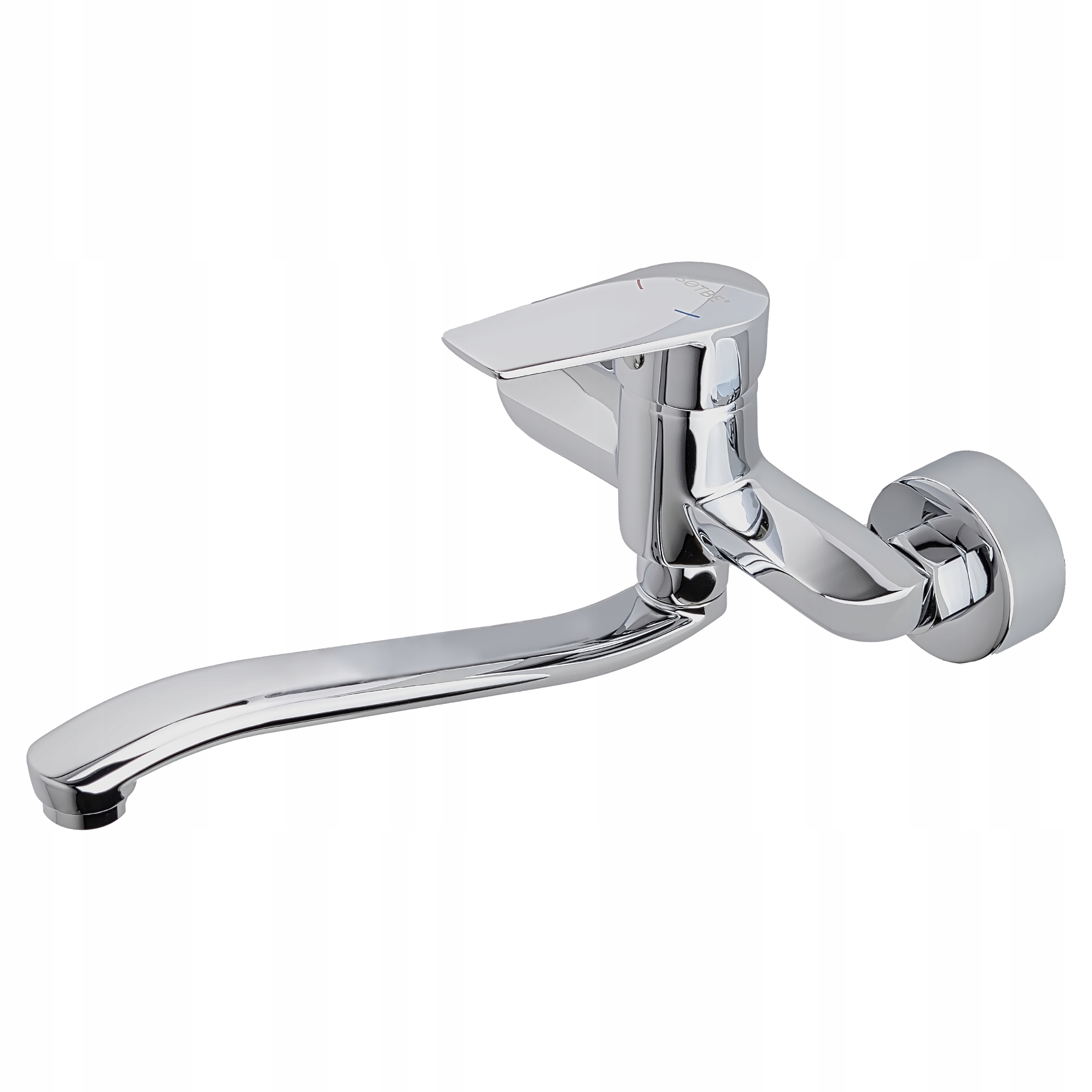 Kuchynská batéria do umývadla nástenná Kohútik Dlhá Pohyblivá Výtok 30