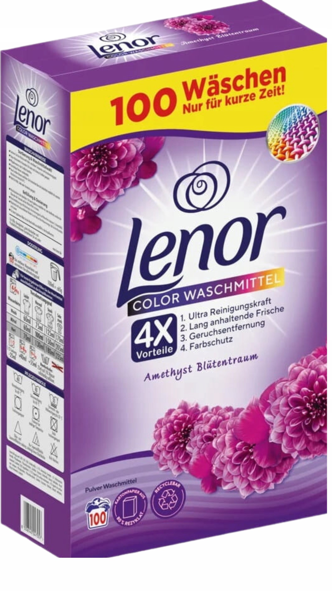 Proszek do prania kolorów Lenor 6 kg Kod producenta Lenor Amethyst 100 prań